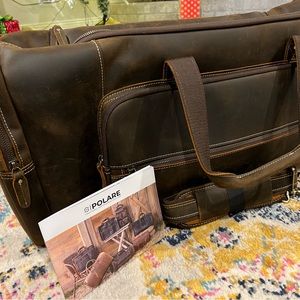 Polare Genuine Leather Duffle Bag